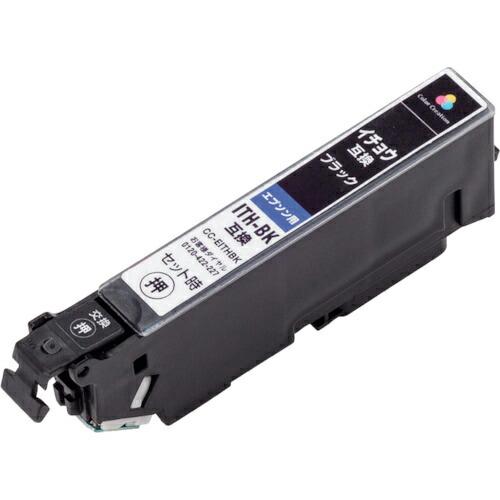 ELECOM EPSON ITH-BK互換 使い切りタイプ ブラック ( CC-EITHBK )