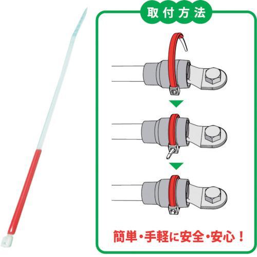 JAPPY 後付サーモタイ メモリータイプ 適応電線22SQ~60SQ 30本 赤 ( STT-M-...