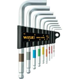 WISE ボールポイントレンチ 9本セットNC(ショートサイズ) ( SBNC-900S ) フジ矢(株)(ワイズ)｜orangetool