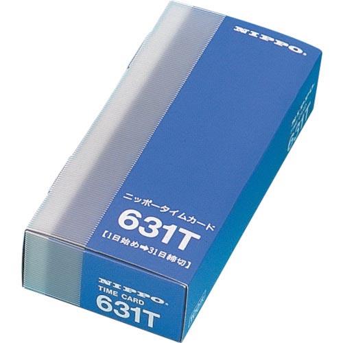 ニッポー タイムカード(NTRシリーズ用)月末締 ( TC-631T ) ニッポー(株)