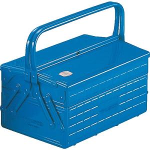 TRUSCO 2段式工具箱 352X220X289 ブルー ( GL-350-B ) トラスコ中山(株)｜orangetool