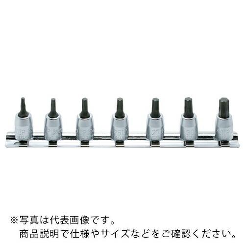 Ko-ken 6.35mm差込 トルクスプラスビットソケットレールセット 7ヶ組 ( RS2025/...