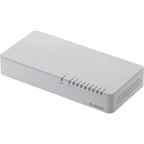 ELECOM 100BASE-TX対応 スイッチングハブ 8ポート ホワイト ( EHC-F08PN...