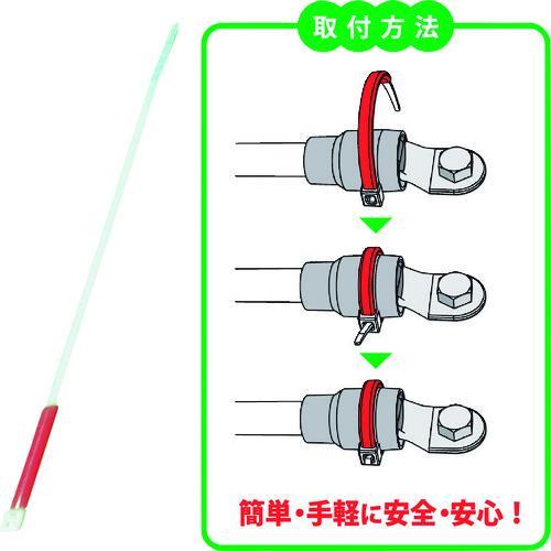 JAPPY 後付サーモタイ メモリータイプ 適応電線3.5SQ~14SQ 30本 赤 ( STT-S...