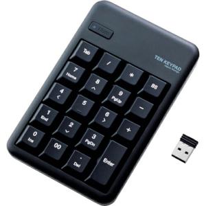 エレコム 2.4GHzワイヤレステンキーパッド ブラック ( TK-TDM017BK )｜orangetool