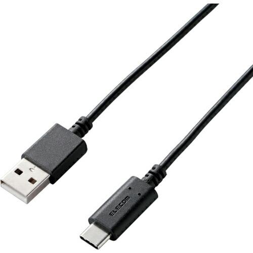 ELECOM USB2.0ケーブル(準拠 A-C) 1.0m ブラック ( MPA-AC10BK )
