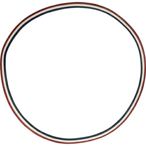 ユタカメイク ツインバンド トリコロール 折径120mm 15本入 ( TB-318 ) (株)ユタ...