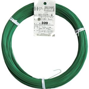 DAIDОHANT カラーワイヤー 緑 #20(0.9mm) 1Kg巻  ( 00054017 ) (株)ダイドーハント (メーカー取寄)｜orangetool
