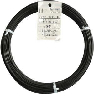DAIDОHANT カラーワイヤー 茶 #12(2.6mm) 1Kg巻 ( 00054075 ) (株)ダイドーハント (メーカー取寄)｜orangetool