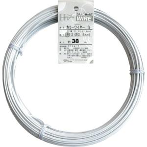 DAIDОHANT カラーワイヤー 白 #12(2.6mm) 1Kg巻 ( 00054058 ) (メーカー取寄)｜orangetool