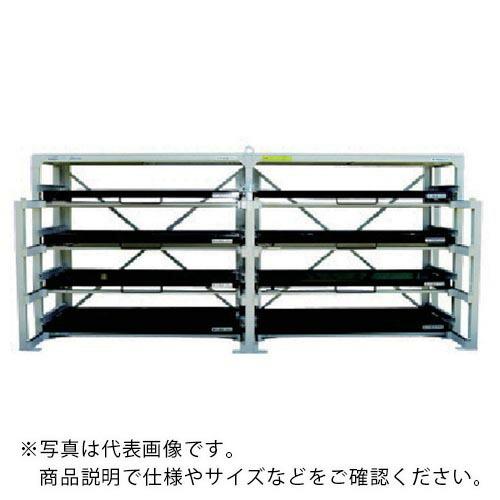 日向 フルスライド式収納棚 スライダ-ラック ×800×300H ( L10W-1800 ) (株)...