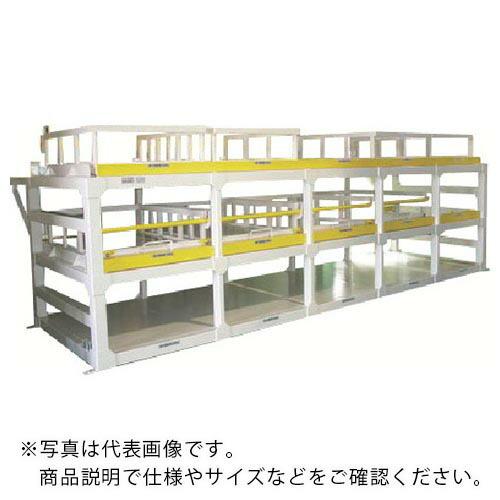 日向 横スライド式収納棚 横スライダーラック ( Y3-13-10 ) (株)日向製作所 (メーカー...