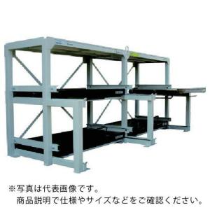 日向 フルスライド式収納棚 スライダ-ラック H6W-1800×800×1000H ( H6W-1800(1000H) )｜orangetool