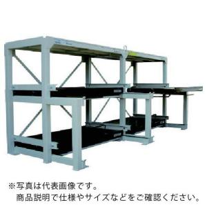 日向 フルスライド式収納棚 スライダ-ラック ×800×550H ( L6W-1800 ) (株)日向製作所 (メーカー取寄)｜orangetool