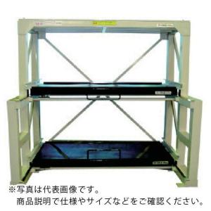 日向 フルスライド式収納棚 スライダ-ラック ×800×550H ( L3S-1500 ) (株)日向製作所 (メーカー取寄)｜orangetool