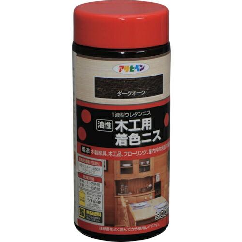 アサヒペン 木工用着色ニス 300ML ダークオーク ( 526106 ) (株)アサヒペン