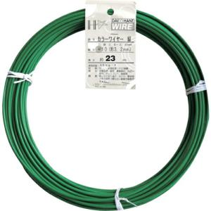 DAIDОHANT カラーワイヤー 緑 #10(3.2mm) 1Kg巻  ( 00054012 ) (株)ダイドーハント｜orangetool