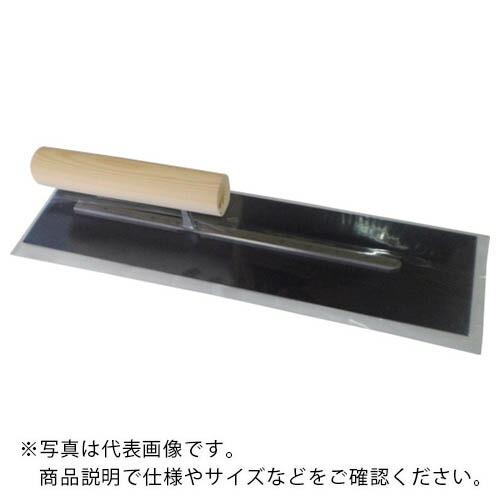 カネ三 油焼角鏝 元幅102×先幅102 コテ長さ360mm ( AKK-360 ) ナルセ商工(株...