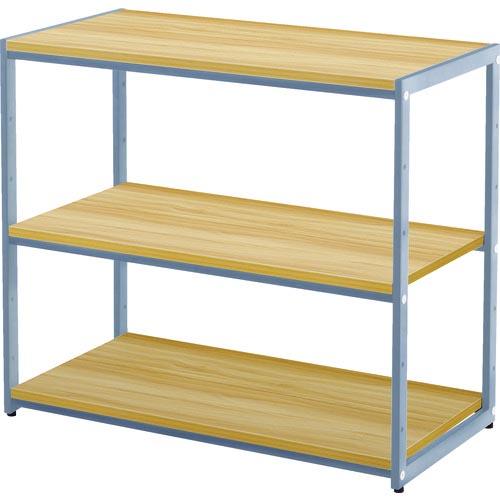 TRUSCO モニター台 804X400X700H 木天板+灰脚 ( TV8040NA-W ) トラ...