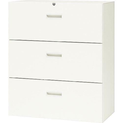 ナイキ 収納庫 CWS型 ファイル引出し(3段) 下置き用 899×400×1050 ホワイト ( ...