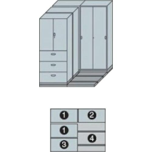 NAIKI NW型並行移動書庫用ベース ( MNW-3221-AAA )