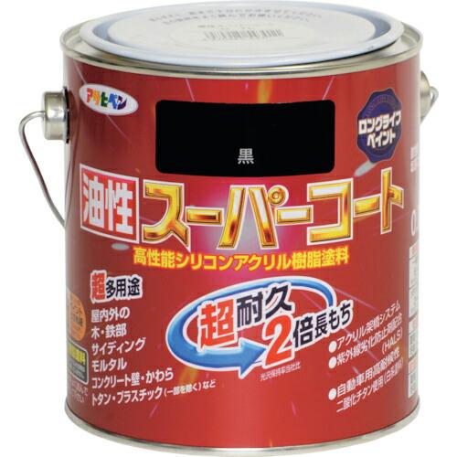 アサヒペン 油性スーパーコート 0.7L 黒色 ( 543424 ) (株)アサヒペン