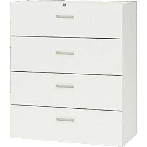 NAIKI 収納庫 CWS型 ファイル引出し(4段) 下置き用 W899×D400×H1050 ( ...