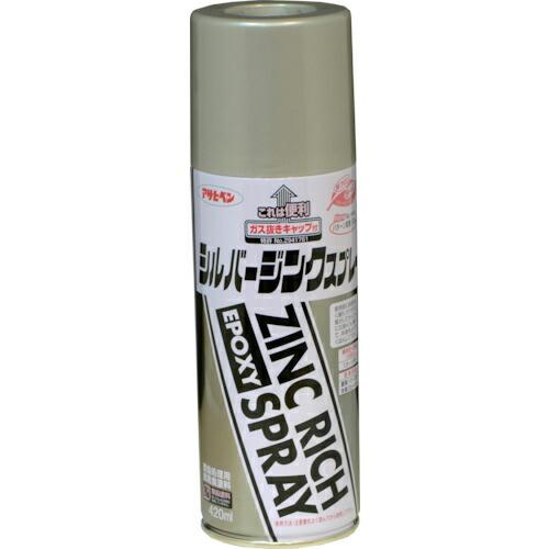 アサヒペン シルバー ジンクスプレー 420ML シルバー ( 518811 ) (株)アサヒペン