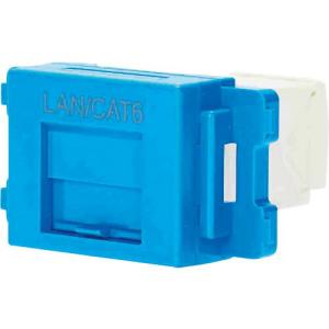 PANDUIT カテゴリ6JISプレート用ジャックキット 青 ( JAOSSP6TGBU )｜orangetool