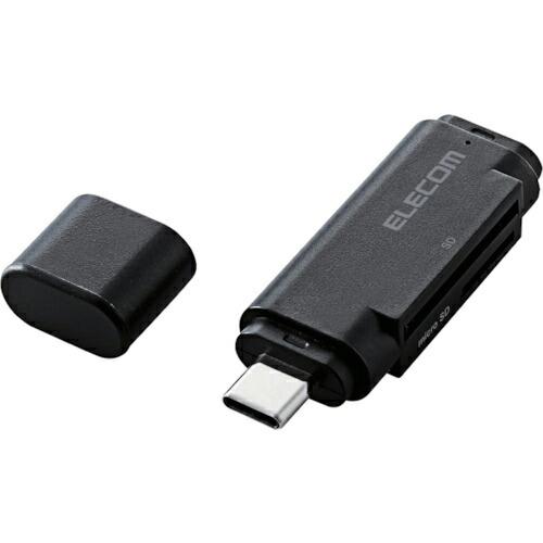 ELECOM USB Type-Cメモリリーダライタ(スティックタイプ) 直挿しタイプ ブラック (...