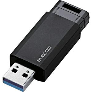 エレコム USB3.1(Gen1)対応 ノック式USBメモリ 32GB ブラック  ( MF-PKU3032GBK )｜orangetool