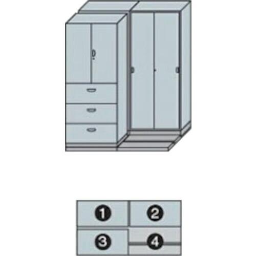 NAIKI NW型並行移動書庫用ベース ( MNW-2221-AC )