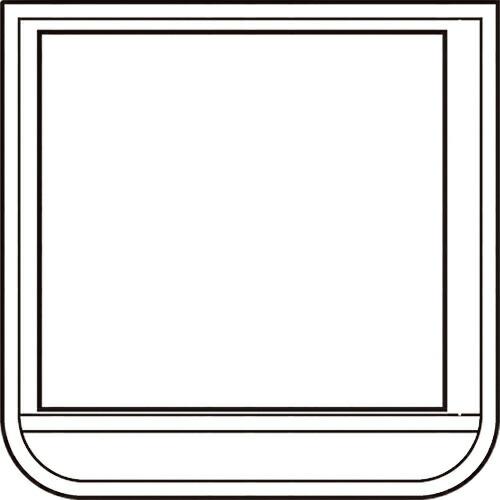 ユニット ポケット胸章(ワニ口タイプ)白 ( 368-121 ) ユニット(株) (メーカー取寄)