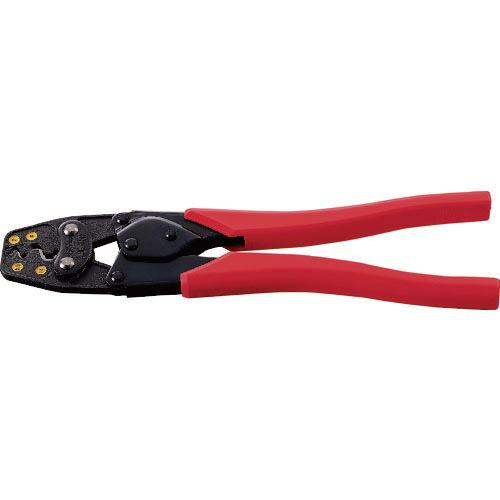 エビ 裸圧着端子用圧着工具 使用範囲2・5.5・8・14 ( AK19A ) (株)ロブテックス