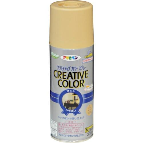 アサヒペン クリエイティブカラースプレー 300ML 18ライトカーキー ( 502575 ) (株...