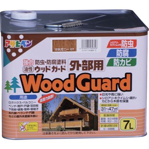 アサヒペン ウッドガード外部用 7L マホガニー ( 530356 ) (株)アサヒペン