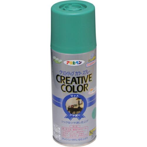 アサヒペン クリエイティブカラースプレー 300ML 55エメラルドグリーン ( 502940 ) ...