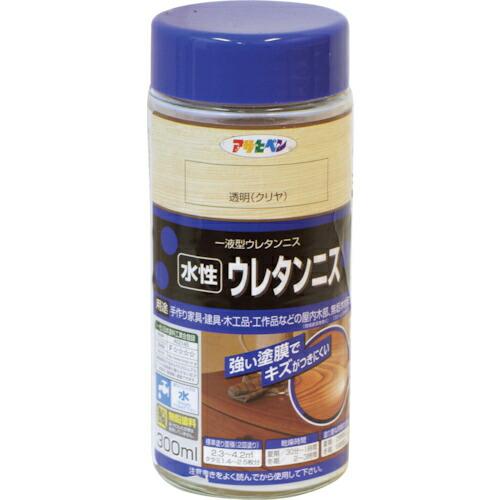 アサヒペン 水性ウレタンニス 300ML 透明(クリヤ) ( 447579 ) (株)アサヒペン