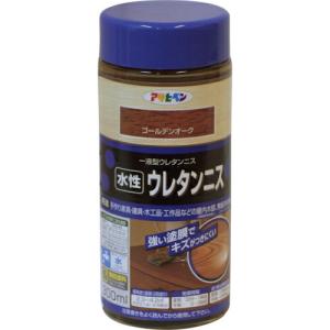 アサヒペン 水性ウレタンニス 300ML ゴールデンオーク ( 447586 ) (6個セット) (株)アサヒペン (メーカー取寄)｜orangetool