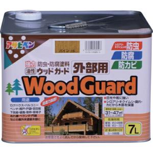 アサヒペン ウッドガード外部用 7L パイン ( 530547 ) (株)アサヒペン (メーカー取寄)｜orangetool
