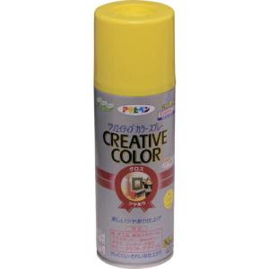 アサヒペン クリエイティブカラースプレー 420ML 65イエロー ( 505842 )｜orangetool