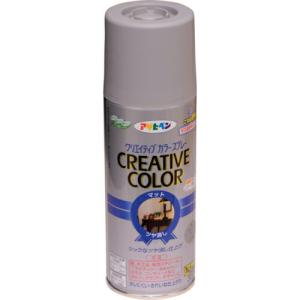 アサヒペン クリエイティブカラースプレー 300ML 52スチールグレー ( 502919 )｜orangetool