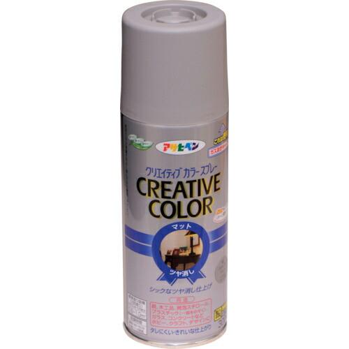アサヒペン クリエイティブカラースプレー 300ML 52スチールグレー ( 502919 )