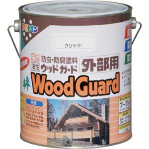 アサヒペン ウッドガード外部用 1.6L クリヤ ( 546104 ) (6缶セット) (株)アサヒペン (メーカー取寄)｜orangetool