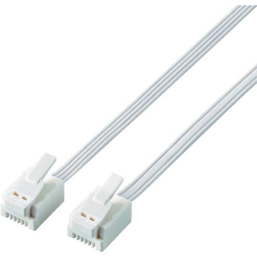 ELECOM 爪折れ防止モジュラーケーブル 1.0m ホワイト ( MJ-T1WH )