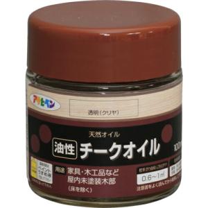 アサヒペン チークオイル 100ML 透明(クリヤ) ( 521583 )｜orangetool
