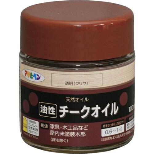 アサヒペン チークオイル 100ML 透明(クリヤ) ( 521583 )