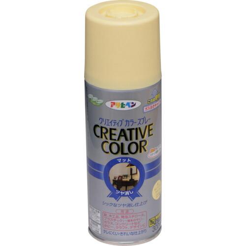 アサヒペン クリエイティブカラースプレー 300ML 02カントリークリーム ( 502414 )