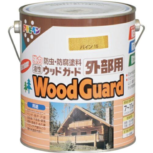 アサヒペン ウッドガード外部用 1.6L パイン ( 546197 ) (6缶セット) (株)アサヒ...
