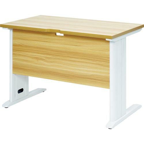 TRUSCO 平机 ナチュラル天板X白脚 W1000xD600XH700 ( TSLD1060NA-...